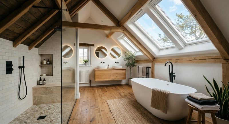 Attic Bathroom Remodeling in Manatee County, FL