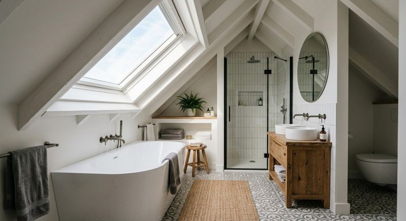 Attic Bathroom Remodeling in Manatee County, FL