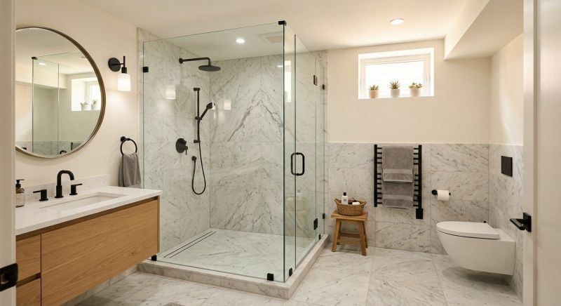 Basement Bathroom Remodeling in Manatee County, FL